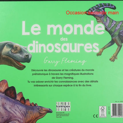 Le Monde des Dinosaures – Garry Fleming – documentaire jeunesse, dinosaures, préhistoire et découverte - Livre