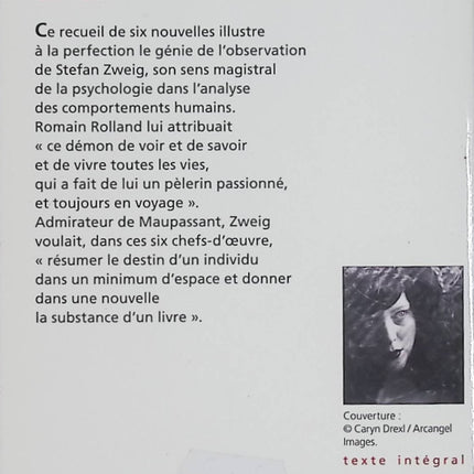 La Peur | Stefan Zweig | Nouvelle psychologique d'occasion - Livre