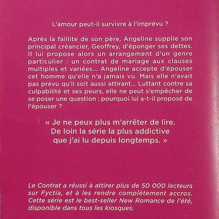 Le Contrat Tome 1 – Tara Jones – New Romance – Mariage arrangé, amour, passion et séduction - Livre