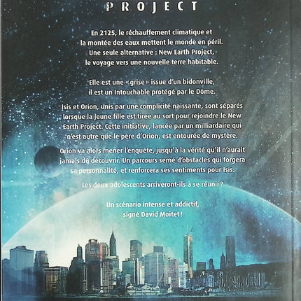 New Earth Project – David Moitet | Roman de science-fiction jeunesse et dystopie captivante - Livre
