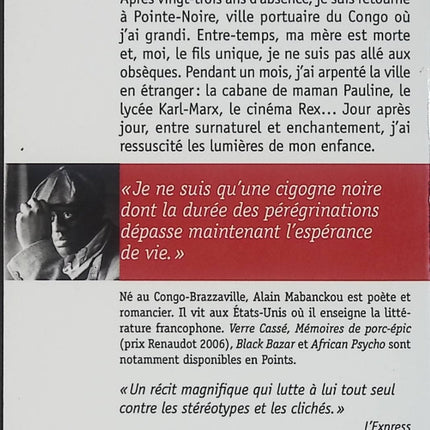 Lumières de Pointe-Noire - Alain Mabanckou - Récit autobiographique d’occasion - Livre