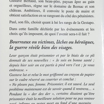 Le Goût du blé – Jacques Pince – Roman du terroir – Résistance, Occupation et famille - Livre