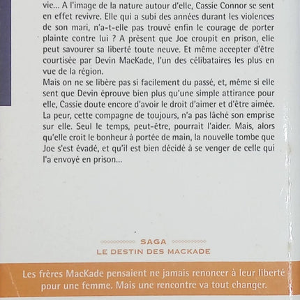 Les Chaînes du passé – Nora Roberts – roman sentimental, romance, suspense, secrets de famille, passé mystérieux et histoire d’amour - Livre