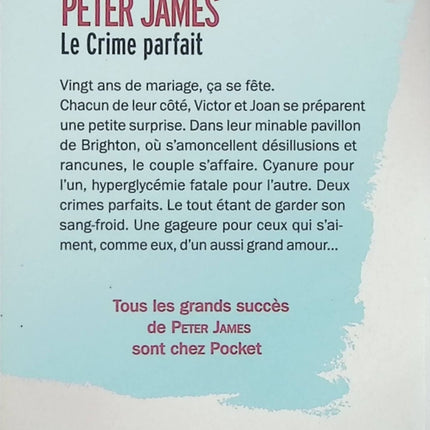 Le Crime parfait - Peter James - Thriller policier d'occasion - Livre