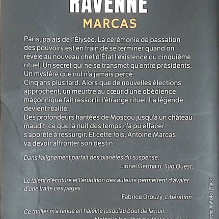 Marcas – Éric Giacometti & Jacques Ravenne – Thriller ésotérique, enquête d'Antoine Marcas et secrets d'État - Livre
