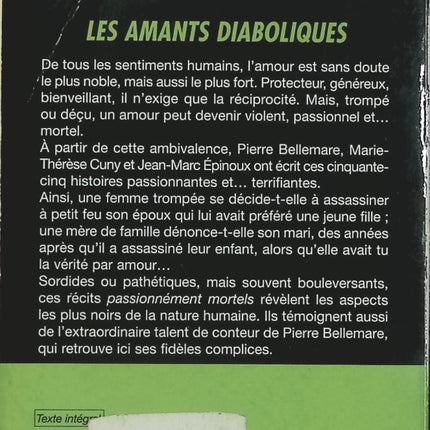 Les Amants diaboliques - 55 Récits Passionnément Mortels - Pierre Bellemare - Histoires vraies d'occasion - Livre