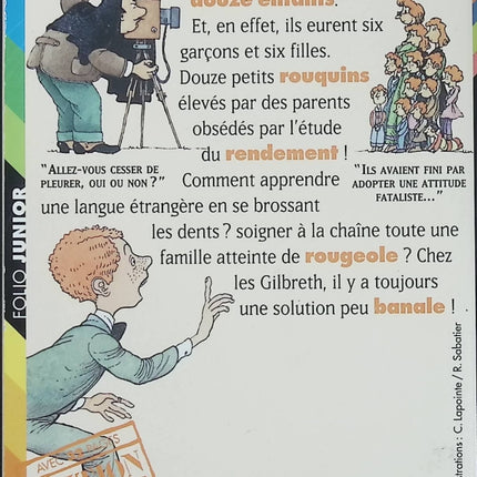 Treize à la douzaine – Frank Bunker Gilbreth et Ernestine Gilbreth – Roman jeunesse humour et famille d'occasion dès 9 ans - Livre