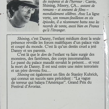 Shining - L'enfant lumière - Stephen King - Roman fantastique, horreur, thriller psychologique - Livre d'occasion - Livre