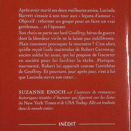 Leçons d’amour Tome 3 La dame de ses pensées – Suzanne Enoch – Romance historique Regency – amour, choix et seconde chance - Livre