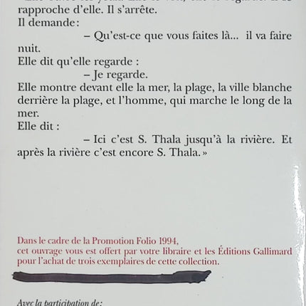 L'Amour - Marguerite Duras - Roman contemporain - Littérature française - Livre
