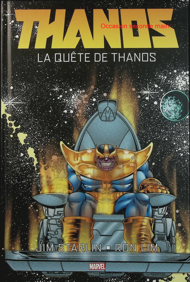 Thanos - La Quête de Thanos - Jim Starlin & Ron Lim - Comics Marvel d'occasion - Livre
