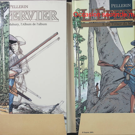 L'Épervier Tome 5 - Le Trésor de Mahury + L'Album de l'album - Coffret 2 BD Patrice Pellerin - Livre BD