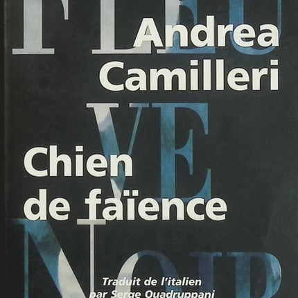 Chien de faïence - Andrea Camilleri - Une enquête du commissaire Montalbano - Polar italien - Livre poche d'occasion - Livre