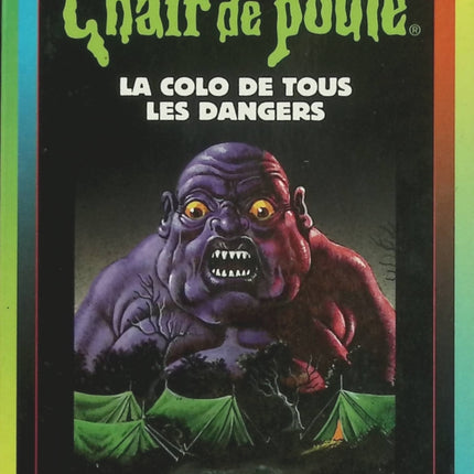 Chair de Poule - Tome 42 - La Colo de tous les dangers - R.L. Stine - Roman jeunesse d'occasion - Livre