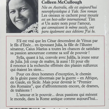 Les Maîtres de Rome - Tome 2 : L'Amour et le pouvoir - Colleen McCullough - Roman historique d'occasion - livre