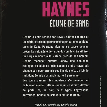 Écume de sang – Elizabeth Haynes – Thriller psychologique – Meurtre, secrets et suspense - Livre