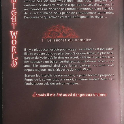 Night World – Tome 1 : Le Secret du vampire – L. J. Smith | Romance fantastique, vampires et Young Adult - Livre
