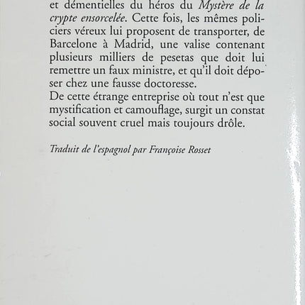Le Labyrinthe aux olives – Eduardo Mendoza – Polar humoristique espagnol – Livre d'occasion - Livre