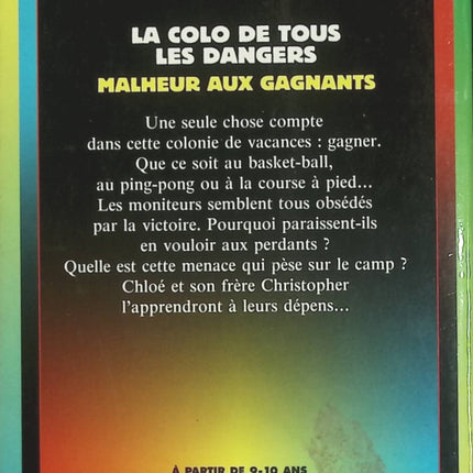 Chair de Poule - Tome 42 - La Colo de tous les dangers - R.L. Stine - Roman jeunesse d'occasion - Livre