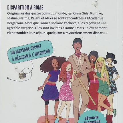 Kinra Girls Destination Mystère Tome 1 Disparition à Rome – Moka – Roman jeunesse enquête et aventure dès 9 ans d'occasion - Livre