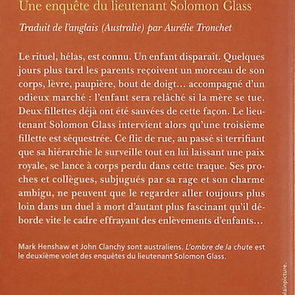 L’ombre de la chute – Mark Henshaw – Thriller policier et enquête du lieutenant Solomon Glass – Roman noir contemporain - Livre