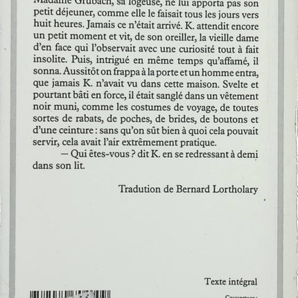 Le Procès – Franz Kafka | Roman classique sur la justice absurde, la bureaucratie et l’angoisse existentielle - Livre