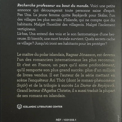 Dix âmes, pas plus – Ragnar Jónasson – Thriller islandais dans un village isolé - Livre