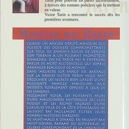 Meurtre sur Rance – Éric Rondel – Enquête policière en Bretagne – Les aventures de Victor Tarin – Livre d'occasion - Livre