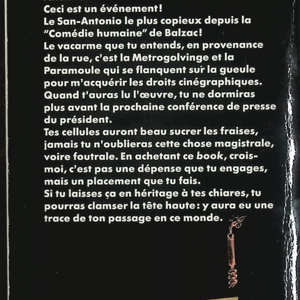 Le Casse de l’oncle Tom – San-Antonio | Roman policier humoristique, enquête déjantée du commissaire - Livre