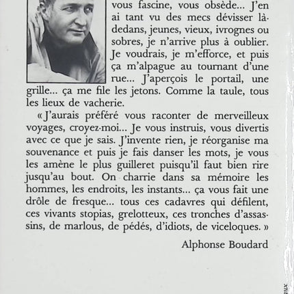 L'Hôpital – Alphonse Boudard – Roman autobiographique sur l'hôpital, la tuberculose et la reconstruction - Livre