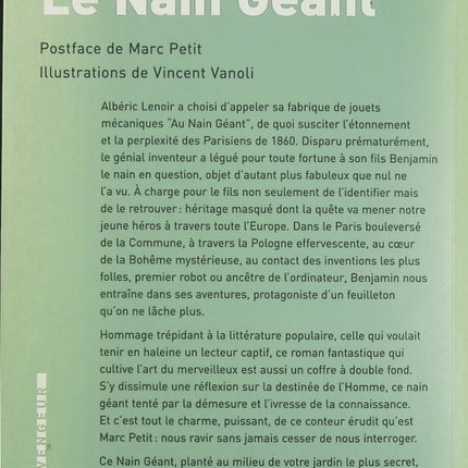 Le Nain Géant – Marc Petit – Roman fantastique, conte philosophique et aventure initiatique entre rêve et réalité - Livre