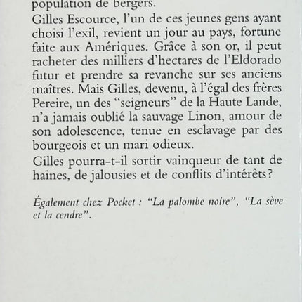 Les seigneurs de la Haute Lande – Alain Dubos – roman de terroir, saga landaise et drame rural - Livre