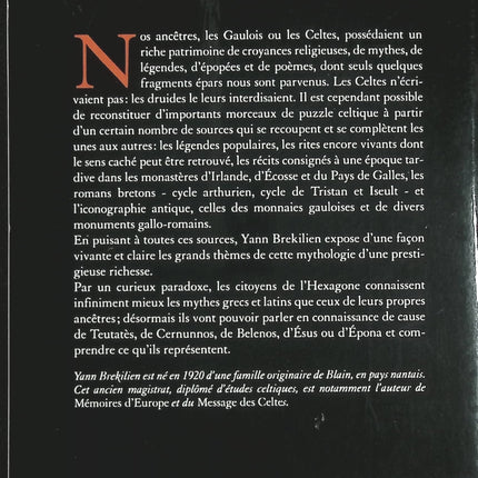 La Mythologie celtique – Yann Brekilien | Druides, dieux celtes, légendes gauloises et mythes irlandais - Livre
