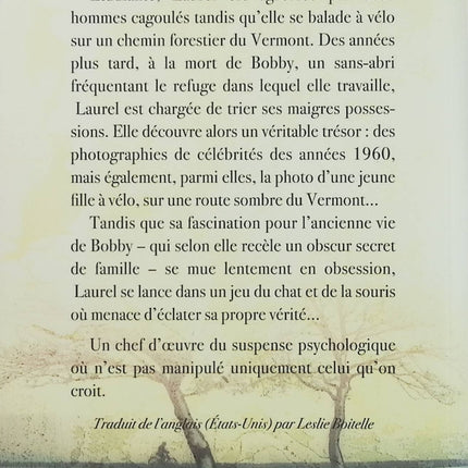 Dans l’angle mort – Chris Bohjalian – Thriller psychologique – Secrets, photos et disparition - Livre
