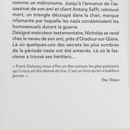Les Enfants de la peur – Frank Delaney, roman à suspense et thriller psychologique sur les secrets, les traumatismes et les mystères du passé - Livre