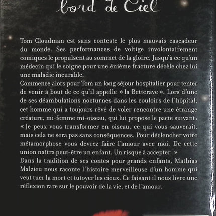 Métamorphose en bord de ciel – Édition de luxe – Mathias Malzieu – Roman poétique, fantastique et imaginaire  - Livre