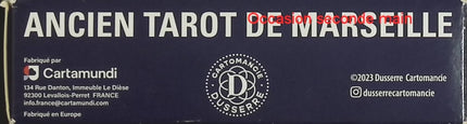 Jeu de cartes 78 Cartes Ancien Tarot de Marseille Dusserre – Cartamundi, tarot divinatoire traditionnel - jeu de société