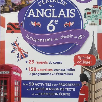 S’exercer en anglais 6e – Céline Leclercq – Cahier d’exercices – Révisions et soutien scolaire collège - Livre