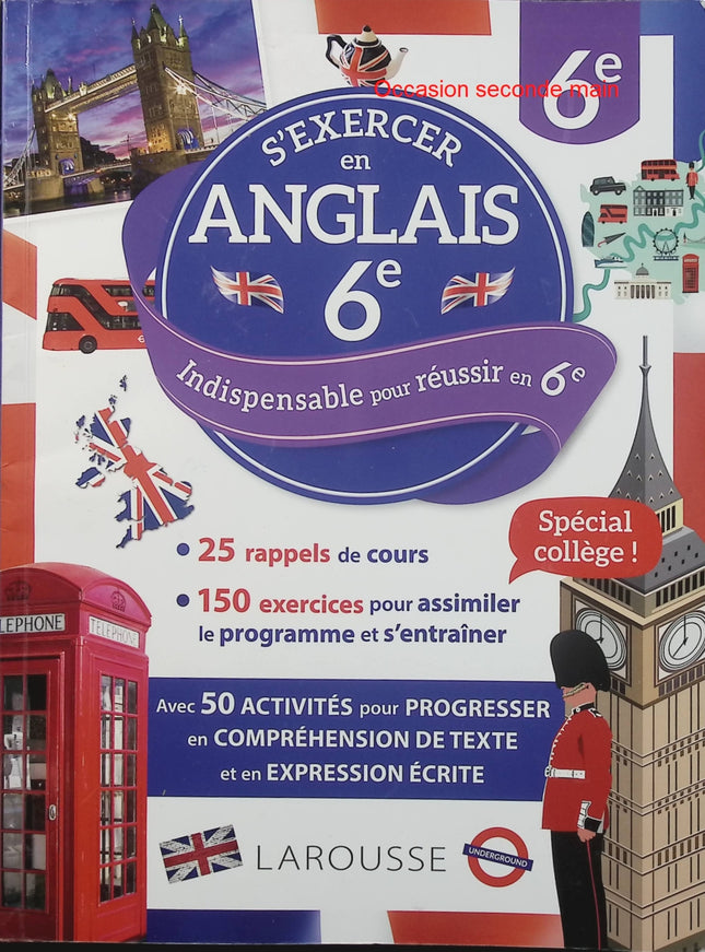 S’exercer en anglais 6e – Céline Leclercq – Cahier d’exercices – Révisions et soutien scolaire collège - Livre