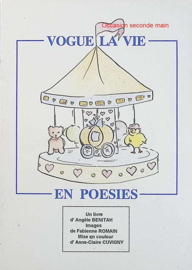 Vogue la vie en poésies – Angèle Benitah et Fabienne Romain | Recueil de poésie, émotions, réflexion sur la vie et beauté des mots - Livre