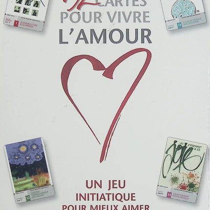 Coffret 52 cartes pour vivre l’amour – Arouna Lipschitz et Luc Templier, cartes de réflexion et livret - Livre