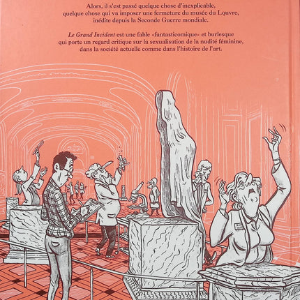 Le Grand Incident - Zelba - BD Louvre - Féminisme - Art - Nus féminins - Harcèlement - Humour - Livre BD