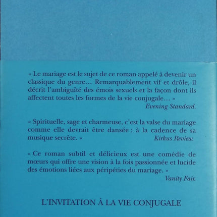 L’Invitation à la vie conjugale – Angela Huth – roman britannique mariage et secrets de couple – livre occasion - Livre