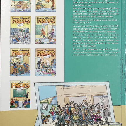 Les Profs Tome 7 – Mise en examen – Erroc & Pica – BD humour collège, lycée et enseignants - Livre BD