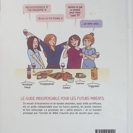 Mission bébé ! - Céline Théraulaz - Bande dessinée humoristique d'occasion - Le guide décalé de la vie avec un bébé - Livre