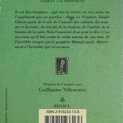 Le Prophète – Khalil Gibran – Recueil poétique et philosophique sur la vie, l’amour et la spiritualité - Livre