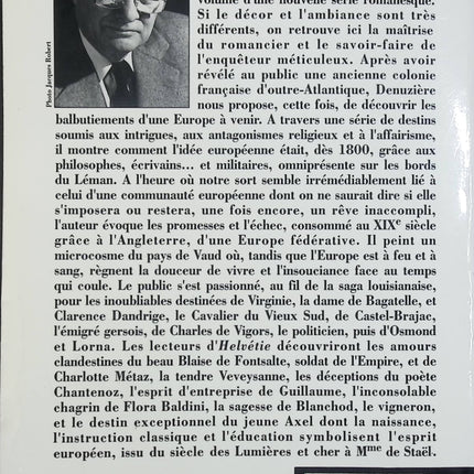 Helvétie Tome 1 – Maurice Denuzière – Roman historique, saga familiale et Suisse du XIXe siècle - Livre