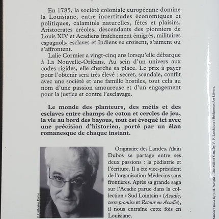 La Plantation de Bois-Joli – Alain Dubos – Roman de terroir, saga familiale et esclavage aux Antilles - Livre
