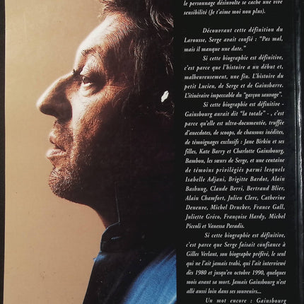 Gainsbourg – Gilles Verlant – Biographie de Serge Gainsbourg – Chanteur, compositeur et artiste - Livre