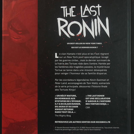 Les Tortues Ninja - TMNT : The Last Ronin - Kevin Eastman, Peter Laird & Tom Waltz - Comics d'occasion - Livre